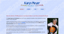 Desktop Screenshot of karinmeier.de